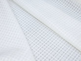 TRANSPERANT SKY CHECKS PREMIUM MIX LINEN SHIRT FABRIC.